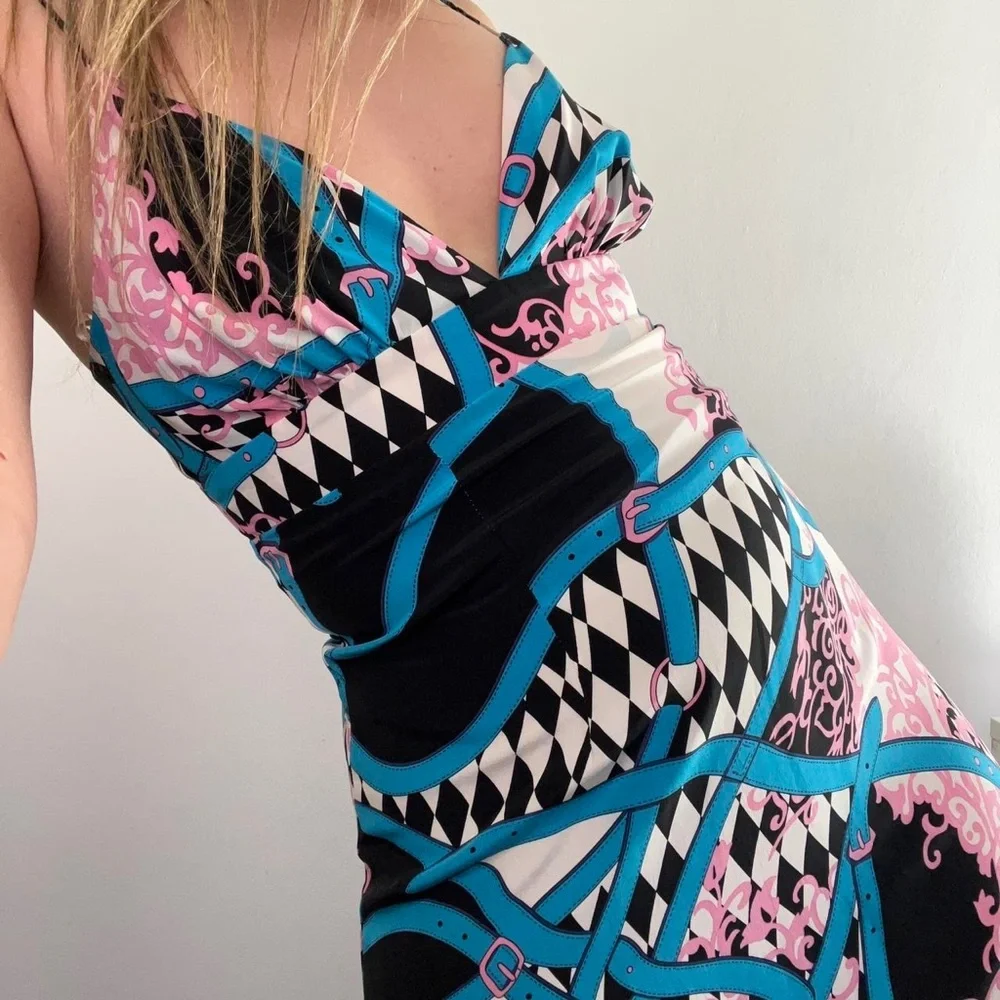 LEONA EDMISTON • Vintage MIDI Dress 100% Italian Silk - Never Worn - Picture 4 of 4